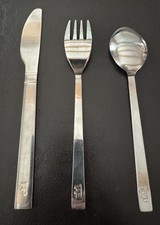 Airline "TAP-Air Portugal" orig. Besteck B-Class -Edelstahl Messer Gabel Löffel