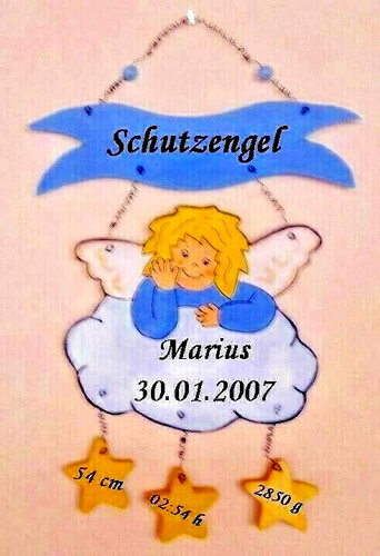 Kinder schutzengel wandhänger - kinder-schutzengel,