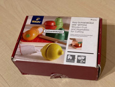 TCM Tchibo Holz Schneideobst, vollständig, Kaum Gebrauchsspuren