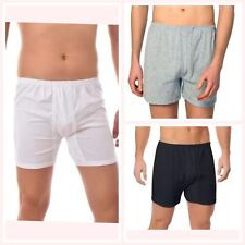 3-6-12 Pack Herren Boxershorts breite Lange Slips Unterhosen Übergröße XL-4XL K1