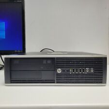 HP Compaq Small SFF PC i3 3,10GHz 256GB SSD 8GB Windows 10 Pro Computer DVD-RW .