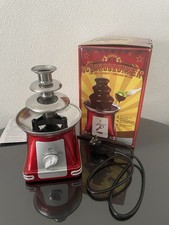 Schokobrunnen 3-stufig - Schoko Brunnen aus Edelstahl - Schokoladenbrunnen Re...