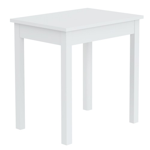 Esstisch weiß 75x55 cm - -,