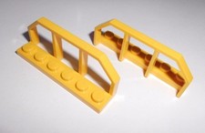 Lego (6583) 2 Zäune / Geländer 1x6, in gelb aus 7939 60052 7905 7344 7898 60098