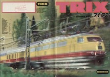 Minitrix Katalog 1971-72 Spur