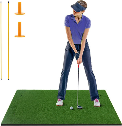 Golf abschlagmatte mit tees - abschlagmatte, &