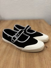 Vans "Mary Jane" Ballerinas Schwarz/Weiß - Größe 40