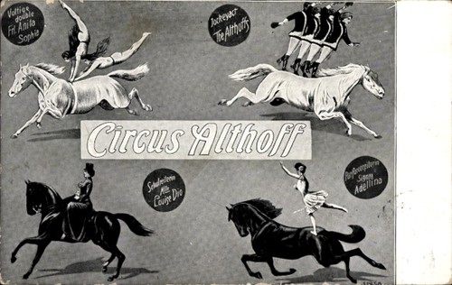 Zirkus althoff jockeyact - ak,