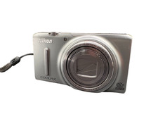 Nikon Coolpix S9500 Digitalkamera Silber 18 MP  WiFi FHD Video LESEN