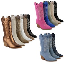 Damen Cowboystiefel Stiefel
