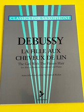 The Girl With The Flaxen Hair, Debussy, arr. Ramon Ricker, Alto or Baritone Sax