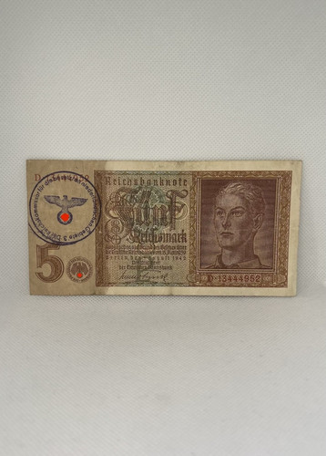 Banknote gestempelt - banknote, /