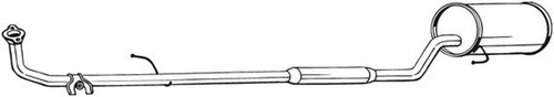 Bosal mittelschalldämpfer - bosal,
