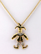 Harlekin Anhänger Gold 585 14K