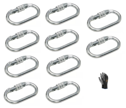 Stück stahl karabiner - stück,