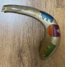 Handgemaltes Salbungsöl Widder Horn Shofar Jerusalem Motiv Israelische Feiert...
