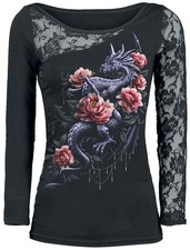 Spiral Langarmshirt Damen