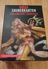 Dungeons & Dragons Zauberkarten für Arkane Zauberer - D&D DND - WIE NEU