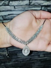 Weißgold 750-er(18K) Zertefikat Collier Brillant  Diamanten