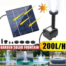 Solar Teichpumpe 200L/h mit 6