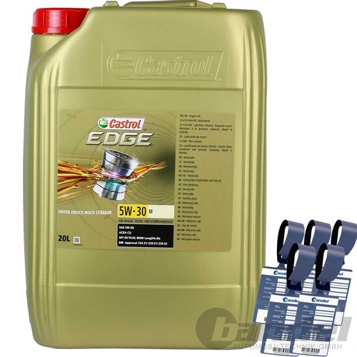20l castrol edge - edge, 5w30