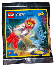 Lego city taucher minifigur - city,