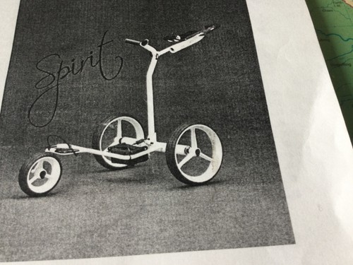 Golf trolley gebracht