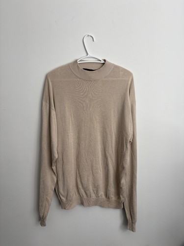 Baracuta silk cotton mock - mock, neck