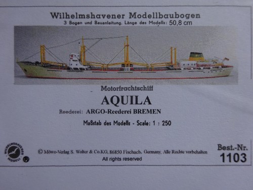 Aquila motorfrachtschiff - aquila,