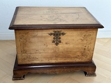 Truhe, klein, alt, Muster