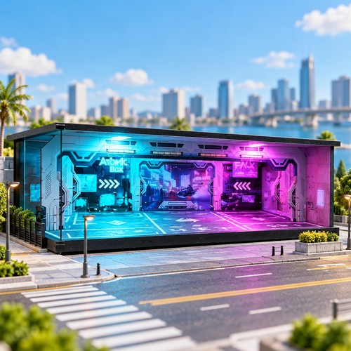 Diorama 64 garagenmodell - 1:64,