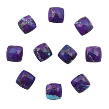 Lila Kupfer Türkis Quadrat