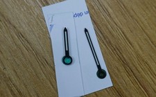 ORIGINAL FORTIS ETA 7750 ZEIGER Zeigersatz Chronograph STUNDE + MINUTE schwarz