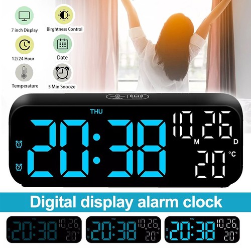 Led wecker digital - led, 7"