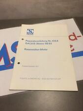 Sachs SB 93 Rasenmmäher Werkstatthandbuch Reparaturanleitung Handbuch Motor