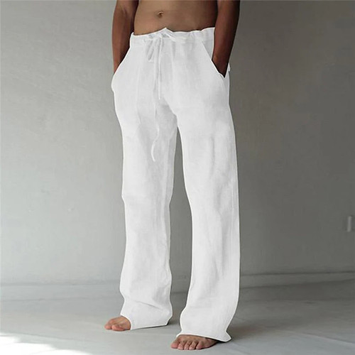 Lässige herren leinenhose - lässige,