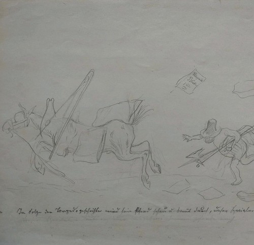 Zeichnung adolf oberländer - zeichnung,