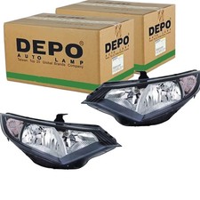 2x DEPO HALOGEN SCHEINWERFER