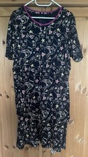 Ulla Popken Bigshirt Nachthemd Schwarz-bunt Gr. 46/48  NEU