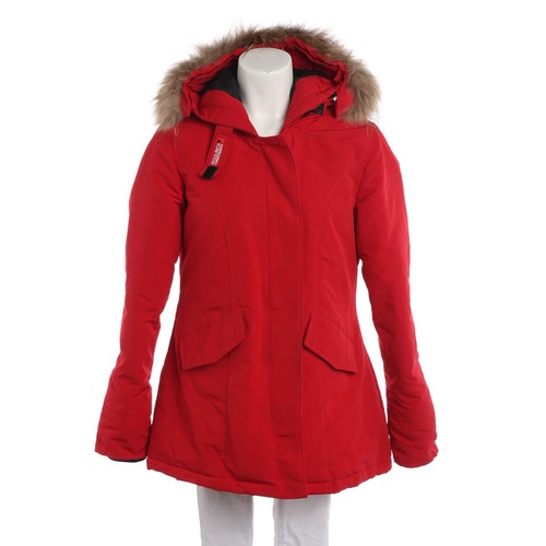 Winterjacke woolrich rot braun - winterjacke,