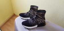 ASH Sneakers  Stiefeletten Halbschuhe Gr 40 schwarz Zebra mehrfarbig Webpelz