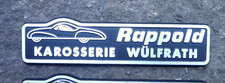 1  Rappold Bestattungswagen Leichenwagen Emblem ALU  Aluminium Rarität unbenutzt