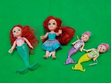 Disney Princess Arielle Puppe  + 3 Meerjungfrauen Konvolut Puppen & Spielset