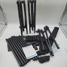 GAINVANE Projektor-Leinwand und Ständer, tragbare Projektor-Leinwand für drinnen