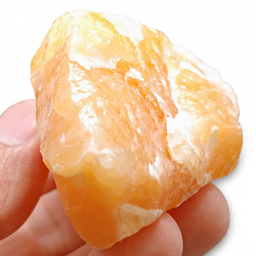 Orangencalcit rohstein - orangencalcit,