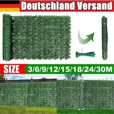 1Mx3M Sichtschutzhecke Windschutz Efeu Sichtschutz Balkonverkleidung Blätterzaun