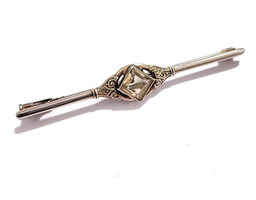 Vintage citrinbrosche - vintage,