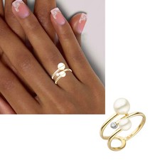 Damen Ring 585 echt Gold