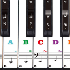 Klavier tastatur aufkleber - klavier,