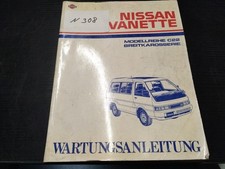 N308 NISSAN Werkstatthandbuch Wartungsanleitung Vanette Modellreihe C22 11/86